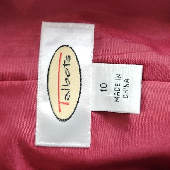 Vintage Talbots Cranberry Red Shetland Wool Blazer - Picture 2 of 10